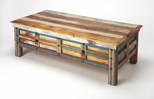 Reverb Painted Rustic Coffee Table (389928)