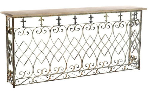 Fleur De Lis Console Table - Large -  CL16L