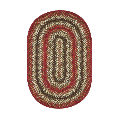 27" x 45" Oval Chester Jute Braided Rug (502711)