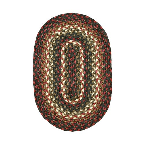 13" x 19" Placemat Oval Prescott Jute Braided Accessories - Pack Of 4 (594563)