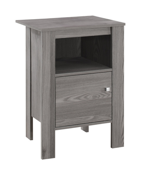 14" X 17.25" X 24.25" Grey, Particle Board, Storage - Accent Table (332737)