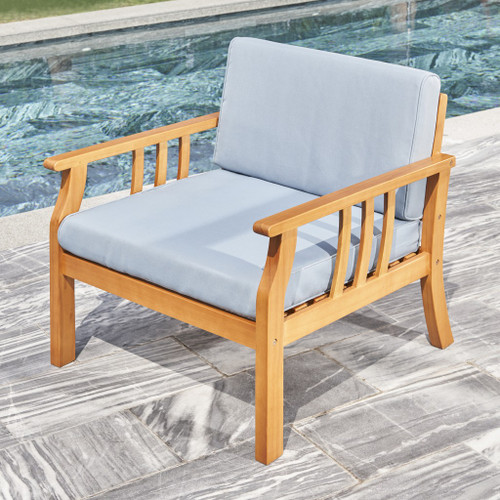 Light Wood Sofa Chair (389977)