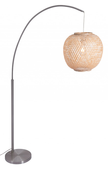 Natural Cozy Arching Floor Lamp (391848)