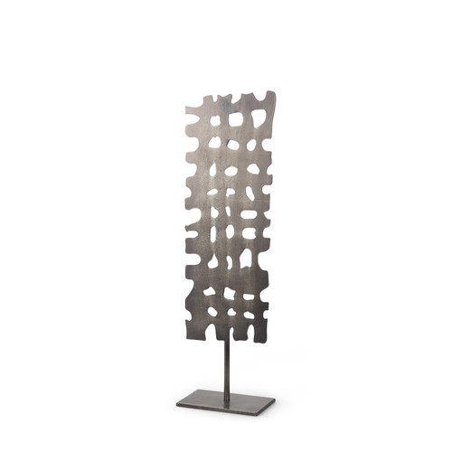 Petite Gray Metal Sculpture (392476)