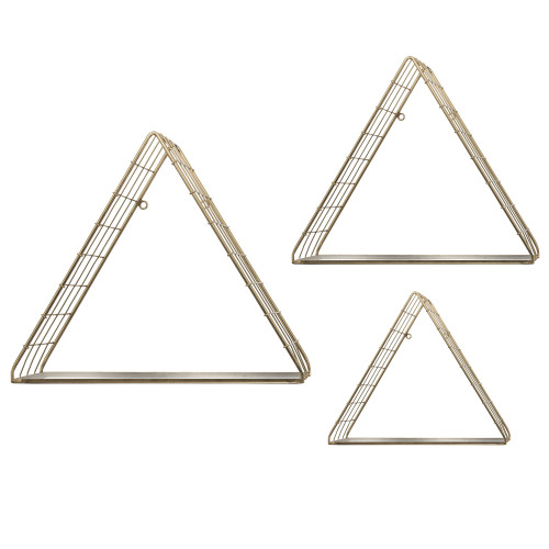 16" X 14" X 6" Golden Triangle (Set Of 3) (365967)