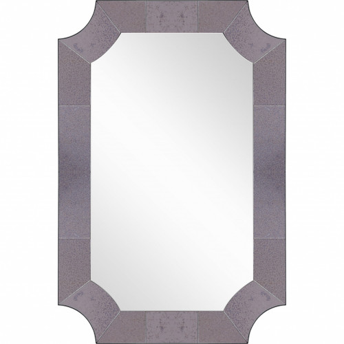 Grey Antiqued Framed Mirror (396624)