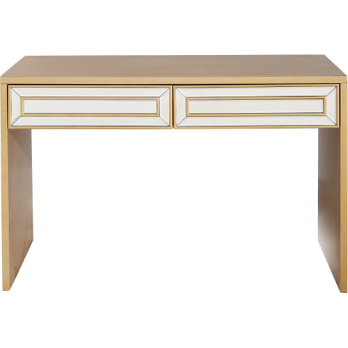 Antiqued Gold Finish Console Table (396840)