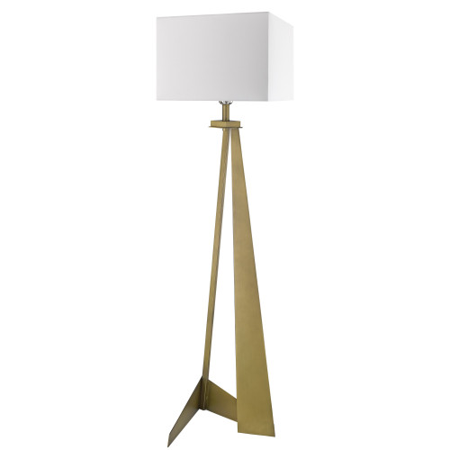 Stratos 1-Light Aged Brass Floor Lamp (397928)