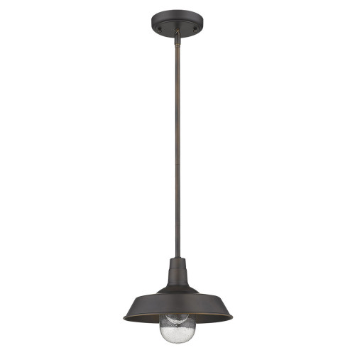 Burry 1-Light Oil-Rubbed Bronze Convertible Pendant (397965)