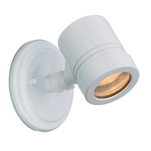 1-Light White Cylinder Wall Light (398839)