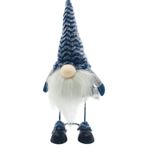Blue Hat Standing Wire Leg Gnome (399331)
