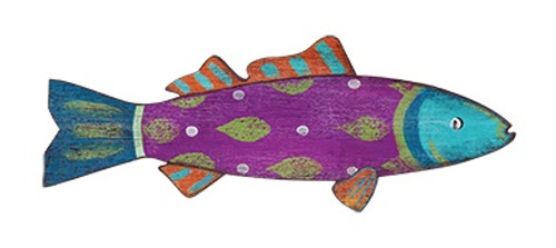 Rustic Purple Whimsy The Fish Wall Art (401548)