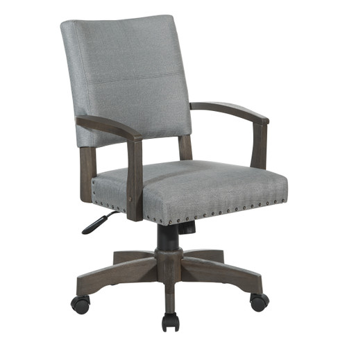Santina Bankers Chair - Antique Grey / Grey (111AG-GRY)