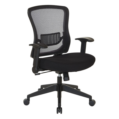 Dark Air Grid Back Managers Chair - Black (515-F37N1F2)