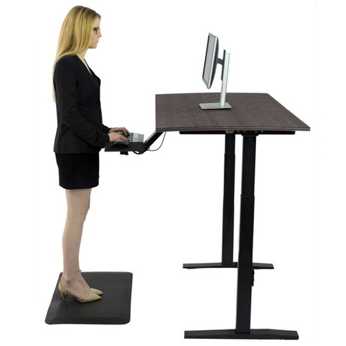 Premier 52" Black Dual Motor Electric Office Adjustable Standing Desk (397730)