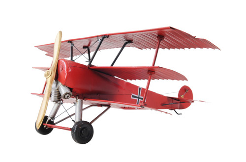 C1916 Red Baron Fokker Triplane Model Sculpture (401096)