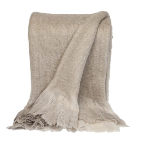 Supreme Soft Suttle Brown Handloomed Throw Blanket (402955)