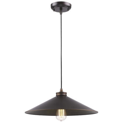 Industrial Bronze Conical Hanging Light (398237)