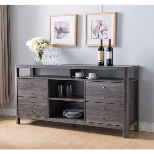 Gorgeous Weathered Grey Buffet Or Tv Stand (401252)