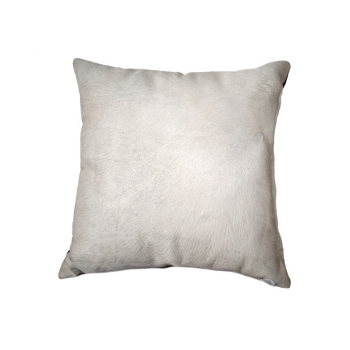 18" X 18" X 5" Off White Cowhide - Pillow (316665)