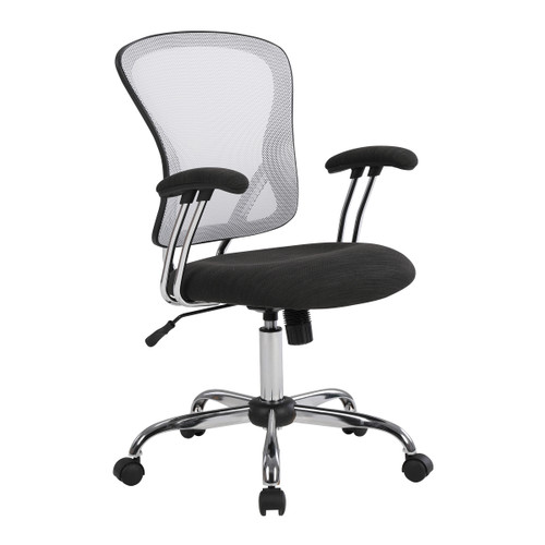 Gianna Task Chair - White/Linen Black (GNA26-F23)