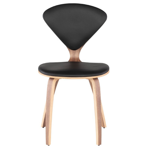 Satine Dining Chair - Black/Walnut (HGEM783)