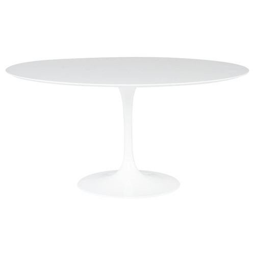 Cal Dining Table - White/White (HGEM861)