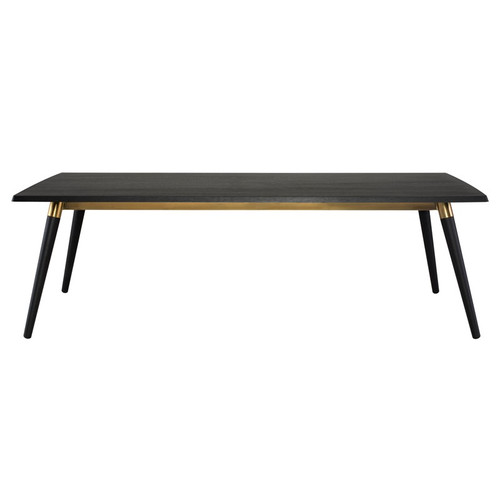 Scholar Dining Table - Onyx/Gold (HGEM867)