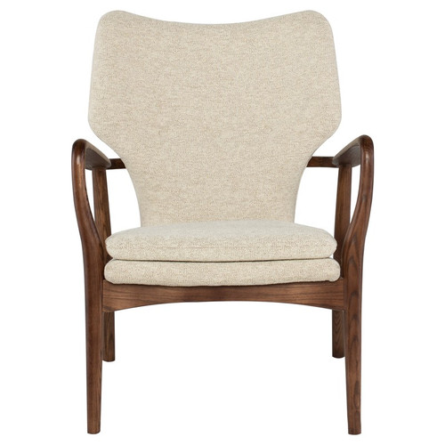 Patrik Occasional Chair - Shell/Walnut (HGEM885)