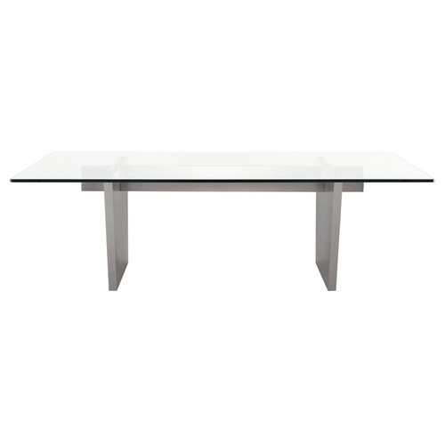 Aiden Dining Table - Graphite/Glass (HGNA581)