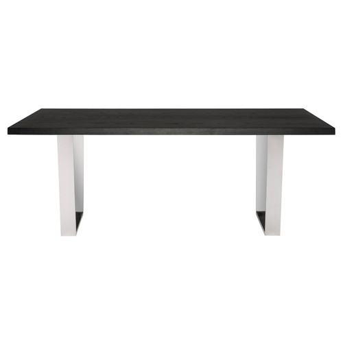Versailles Dining Table - Onyx/Silver (HGNA629)
