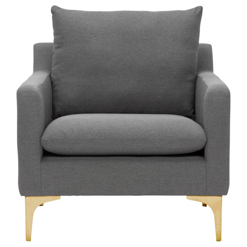 Anders Occasional Chair - Slate Grey/Gold (HGSC499)