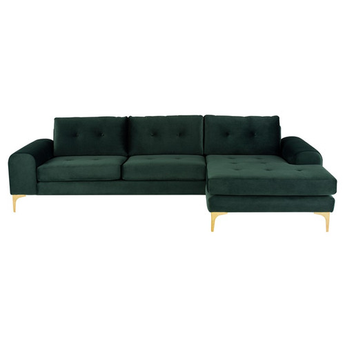 Colyn Sectional - Emerald Green/Gold (HGSC507)