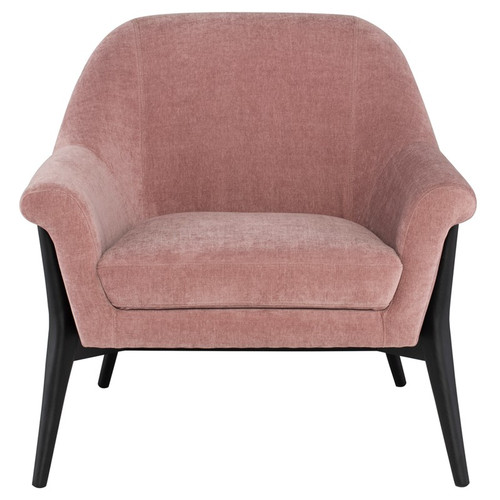 Charlize Occasional Chair - Dusty Rose/Black (HGSC619)
