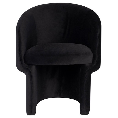 Clementine Dining Chair - Black/Black (HGSC704)