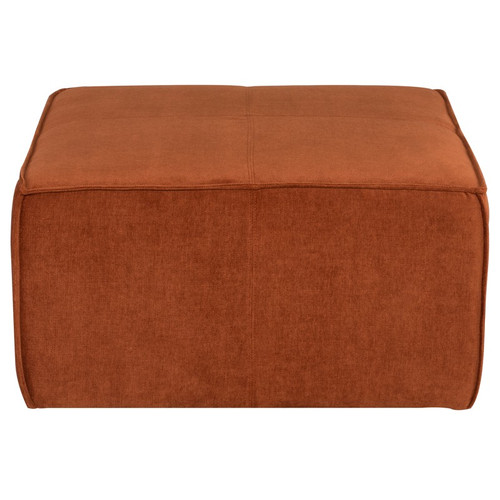 Santina Ottoman - Terracotta/Black (HGSC742)