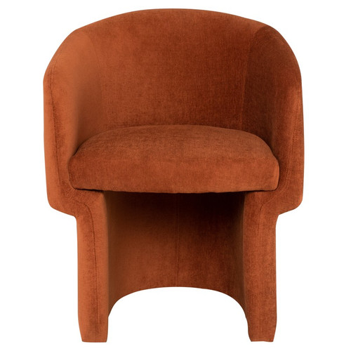 Clementine Dining Chair - Terracotta/Black (HGSC759)