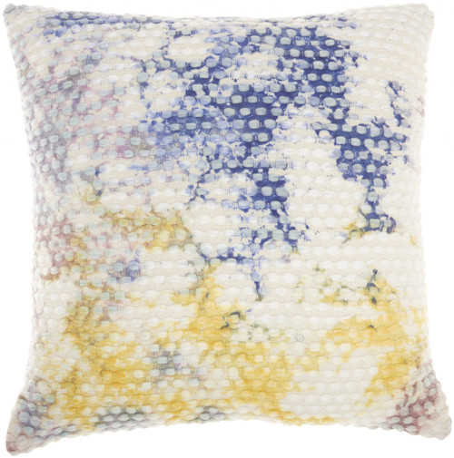 Multi Color Cotton Acryllic Accent Throw Pillow (385955)