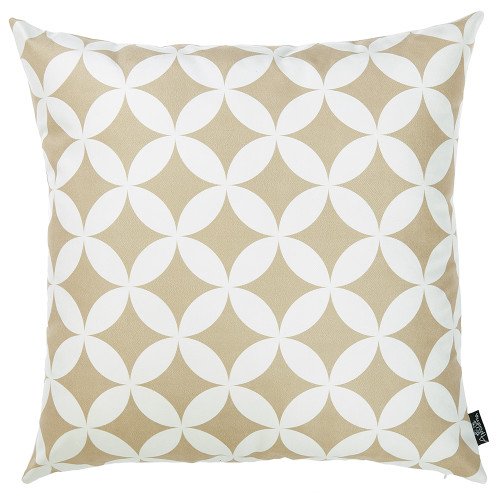 18"X 18" Tropical Deco Printed Decorative Throw Pillow Cover (355448)
