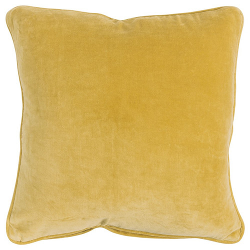 Gold Solid Luxurious Modern Throw Pillow (403416)