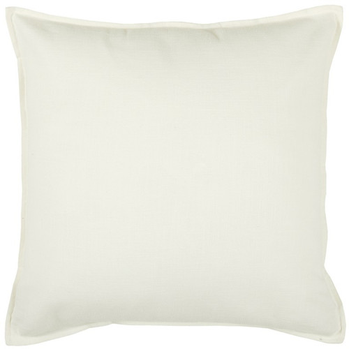 Ivory Solid Light Textured Modern Throw Pillow (403526)
