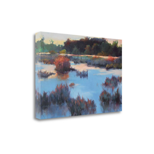 Watercolor Pond Landscape 2 Giclee Wrap Canvas Wall Art (439805)
