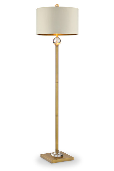 Gold Crystal Accent Floor Lamp (468416)