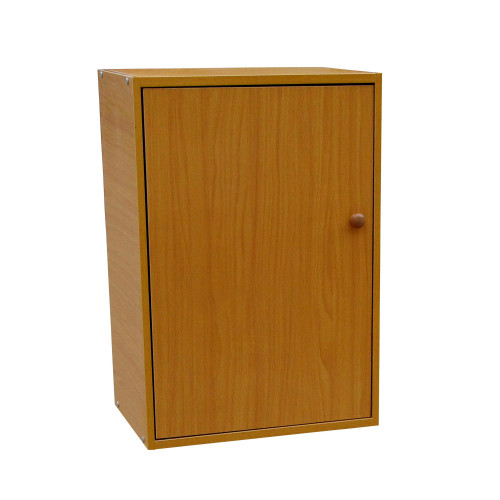 Standard Natural Single Door Verticle Book Shelf (469076)