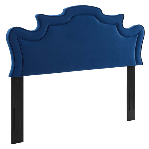 Evangeline Performance Velvet Full/Queen Headboard - Navy MOD-6572-NAV