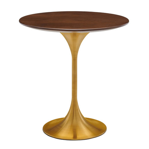 Lippa 20" Round Side Table - Gold Cherry EEI-5684-GLD-CHE