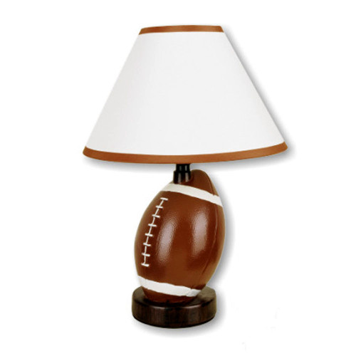 Football Shaped Table Lamp With White Shade (468510)