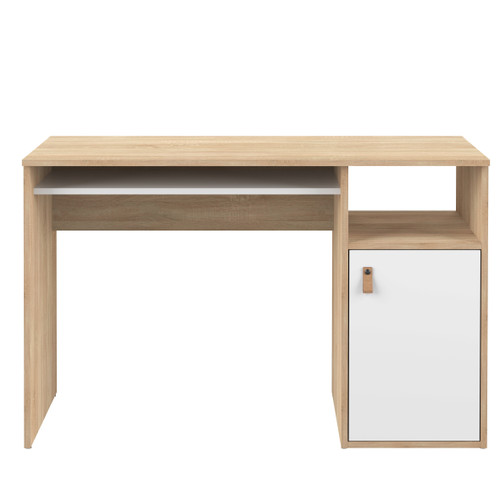 Oxford Desk - White / Oak Color E1202A0321A42