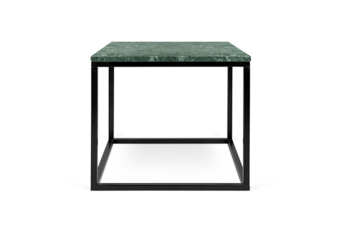 Prairie 20X20 Marble End Table - Green Marble Top/Black Lacquered Steel Legs 9500.626722