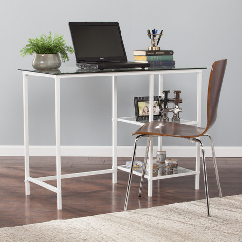 Metal And Glass Student Desk (402045)